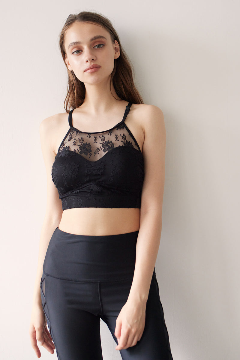 FRONT LACE BRA TOP